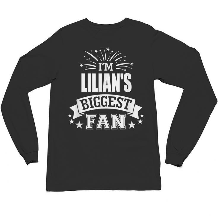 Lilian Personalized Name Sports Fan Birthday Graduation Unisex Long Sleeve T-Shirt