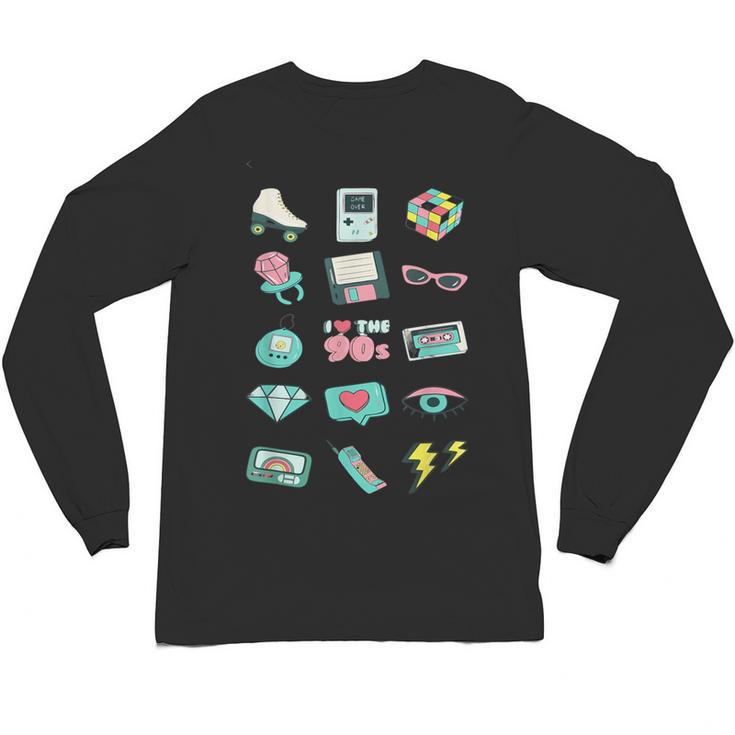 I Love The 90s Old For Nostalgia Fans Unisex Long Sleeve T-Shirt