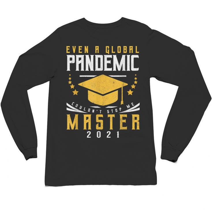 Master 2021 Graduation Graduate Masters Degree Unisex Long Sleeve T-Shirt