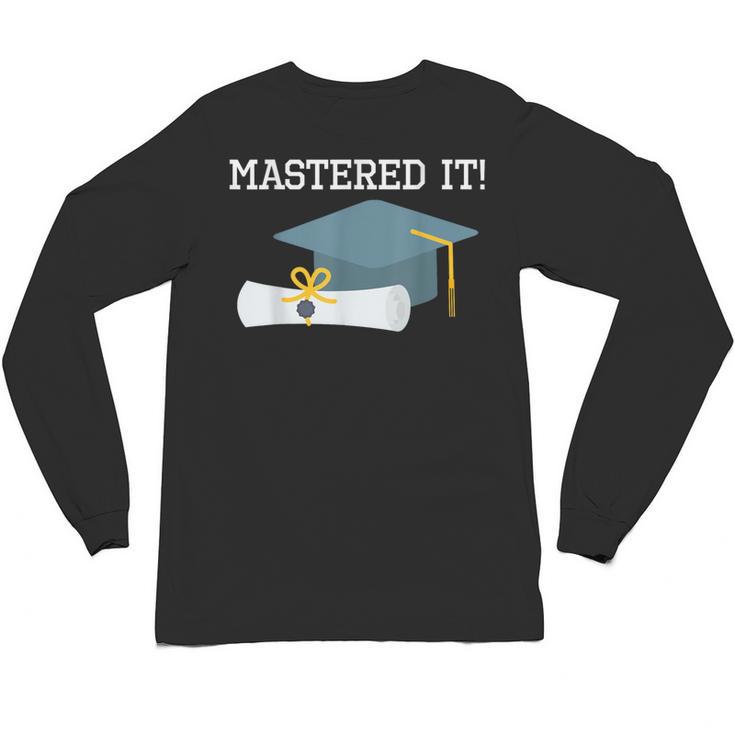 Masters Degree Graduation 2021 Social Work MPH MSW Grad Unisex Long Sleeve T-Shirt