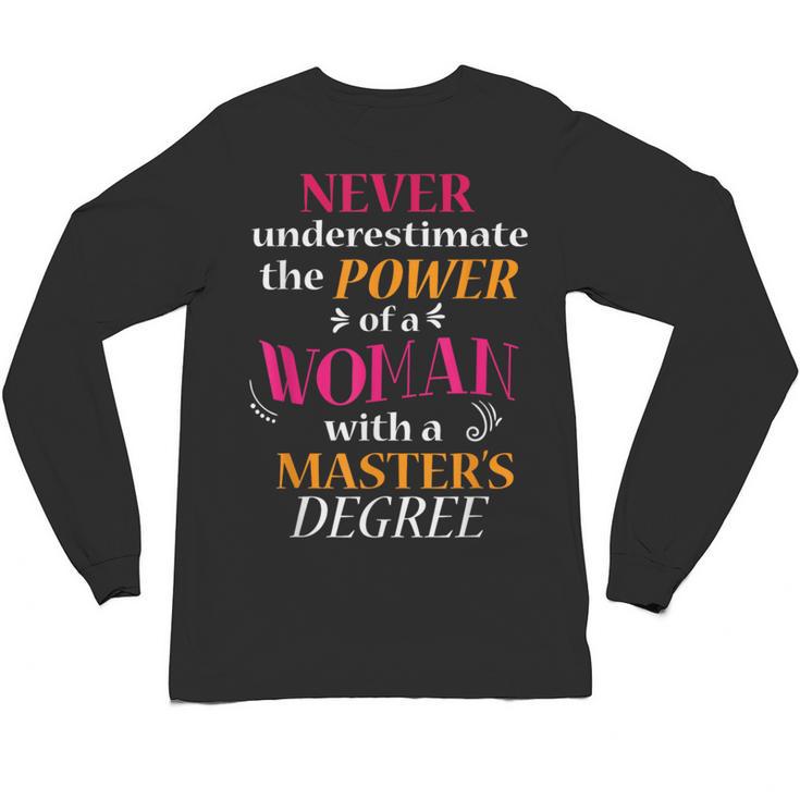 Masters Degree Graduation MPH Social Work Unisex Long Sleeve T-Shirt