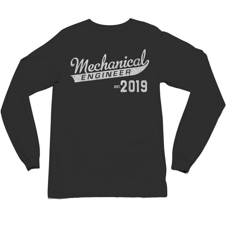 Mechanical Engineer Est 2019 Graduation Unisex Long Sleeve T-Shirt