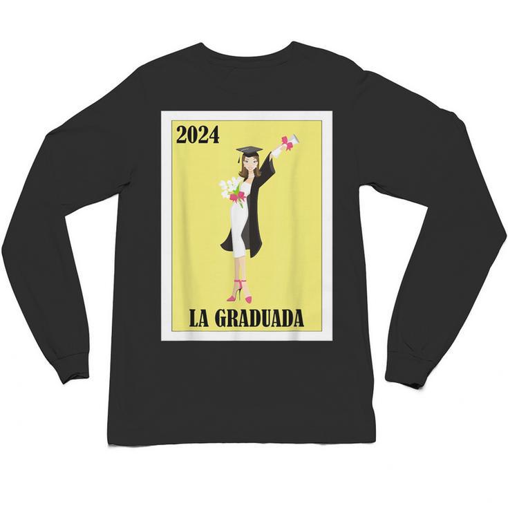 Mexican For Graduation La Graduada 2024 Unisex Long Sleeve T-Shirt