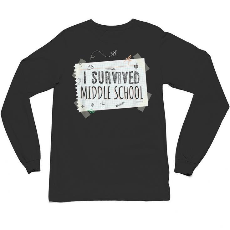 Middle School Graduation Shirts Graduate Grad Unisex Long Sleeve T-Shirt