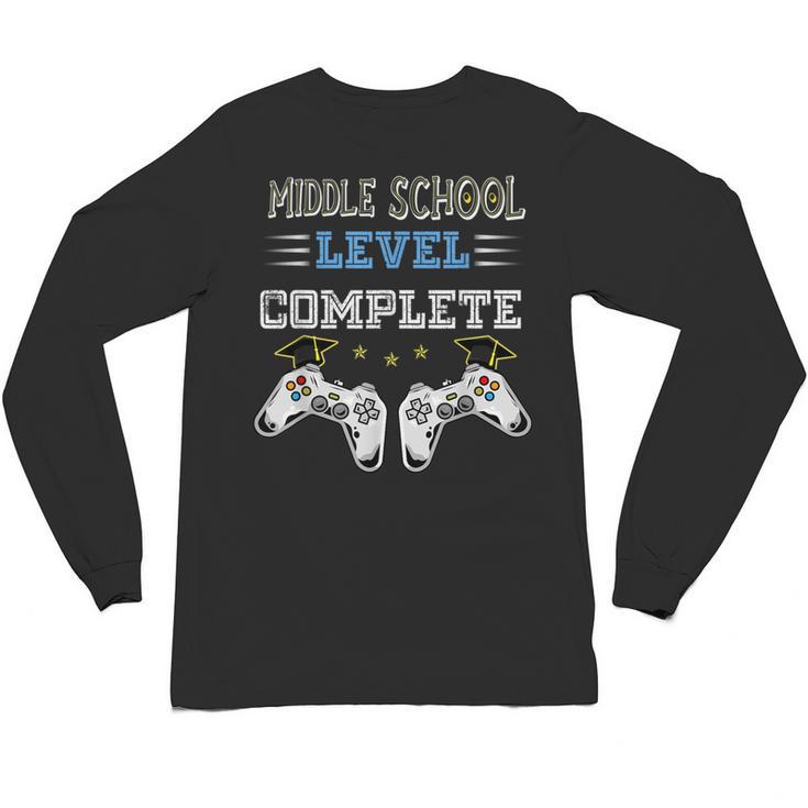 Middle School Level Complete Gaming Class Of 2022 Graduation Unisex Long Sleeve T-Shirt