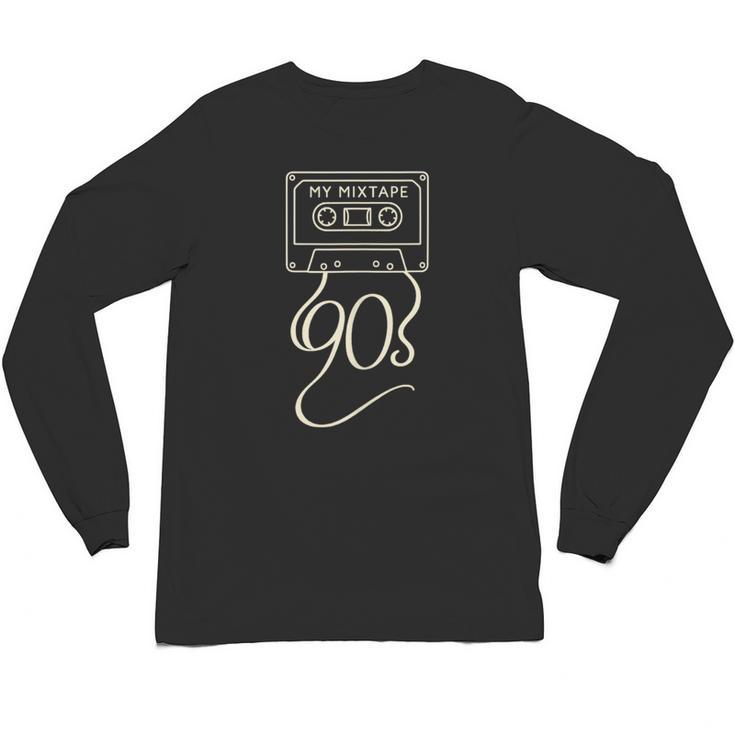My Mixtape 90s – Retro Cassette Tape Nostalgia Unisex Long Sleeve T-Shirt