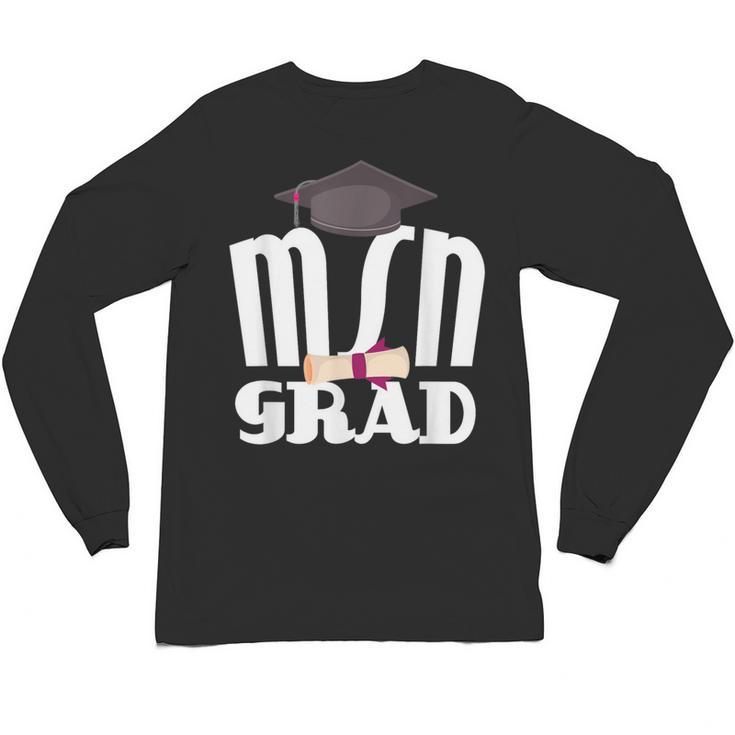MSN Masters Graduation  Men Women Son Daughter Unisex Long Sleeve T-Shirt