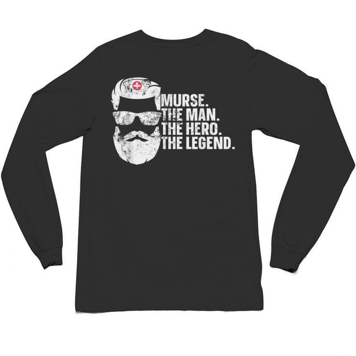 Murse Male Nurse Student Man Nurses Murse RN Graduation Week Unisex Long Sleeve T-Shirt