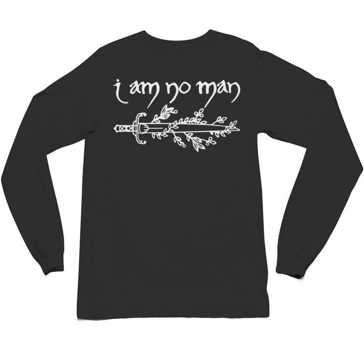 I Am No Man Reading Fandom Literature Book Lover Librarian Unisex Long Sleeve T-Shirt