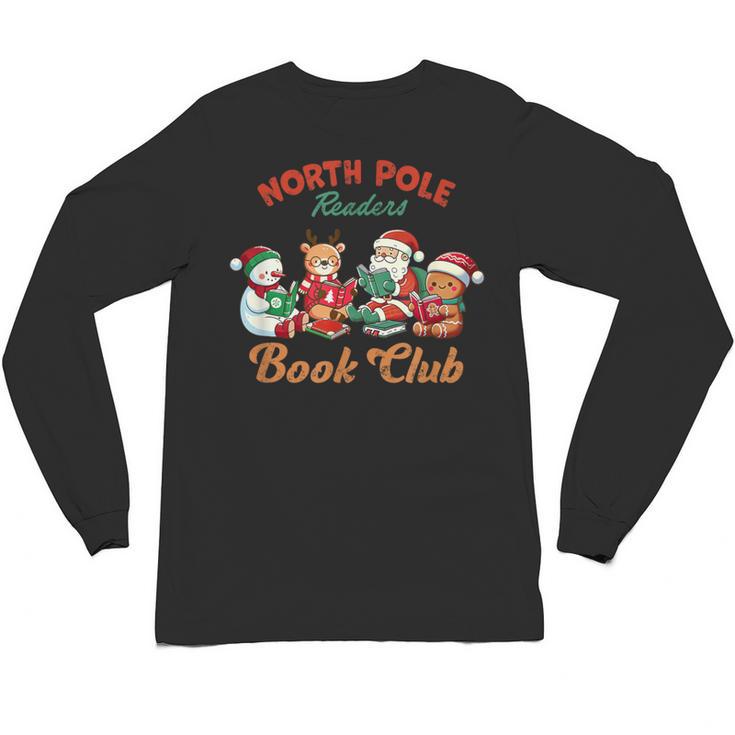 North Pole Readers Book Club Reading Book Christmas Unisex Long Sleeve T-Shirt