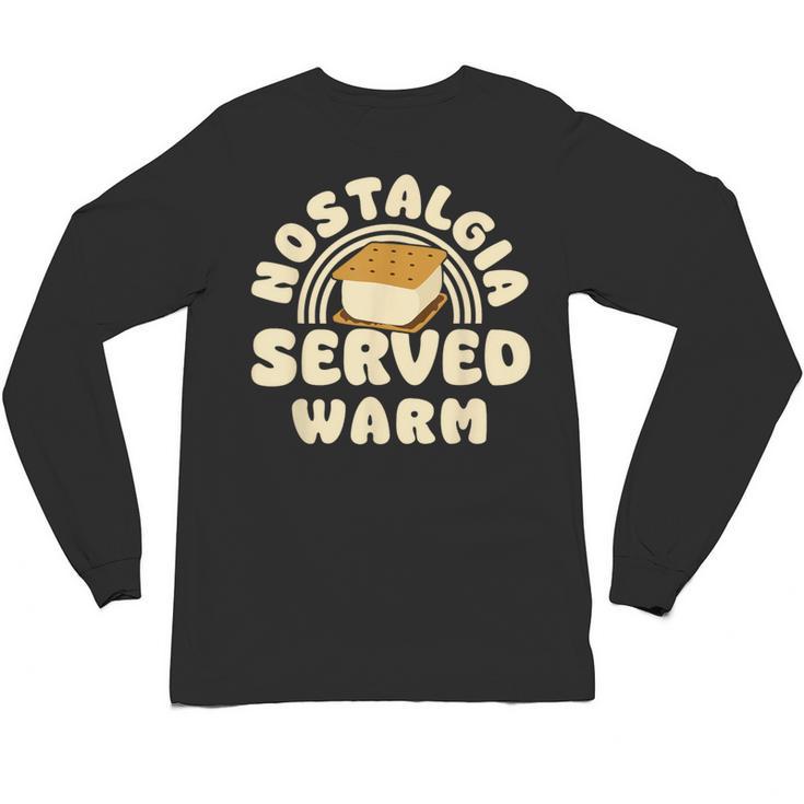 Nostalgia Served Warm Smore Unisex Long Sleeve T-Shirt