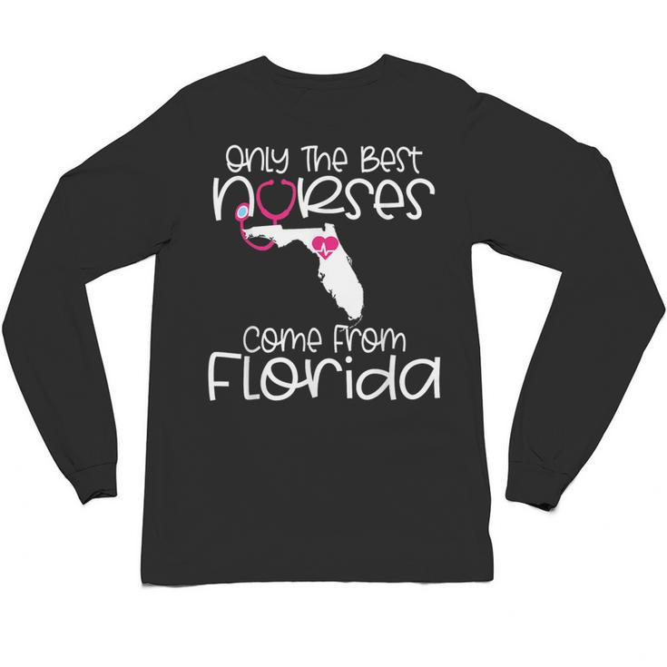 Nurse Florida RN CNA LPN Nursing Student Graduation Unisex Long Sleeve T-Shirt