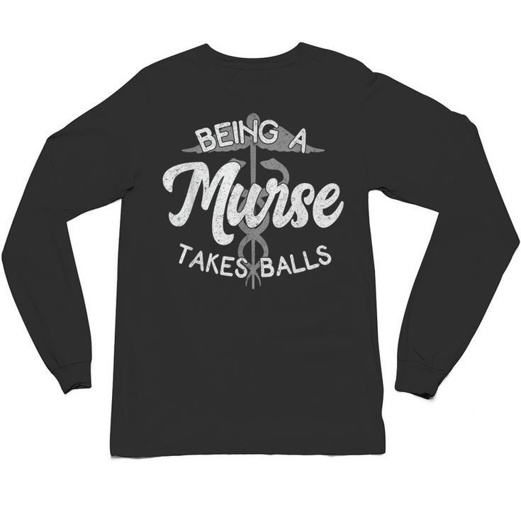 Nursing Male Nurse Murse RN Graduation Week Idea Unisex Long Sleeve T-Shirt