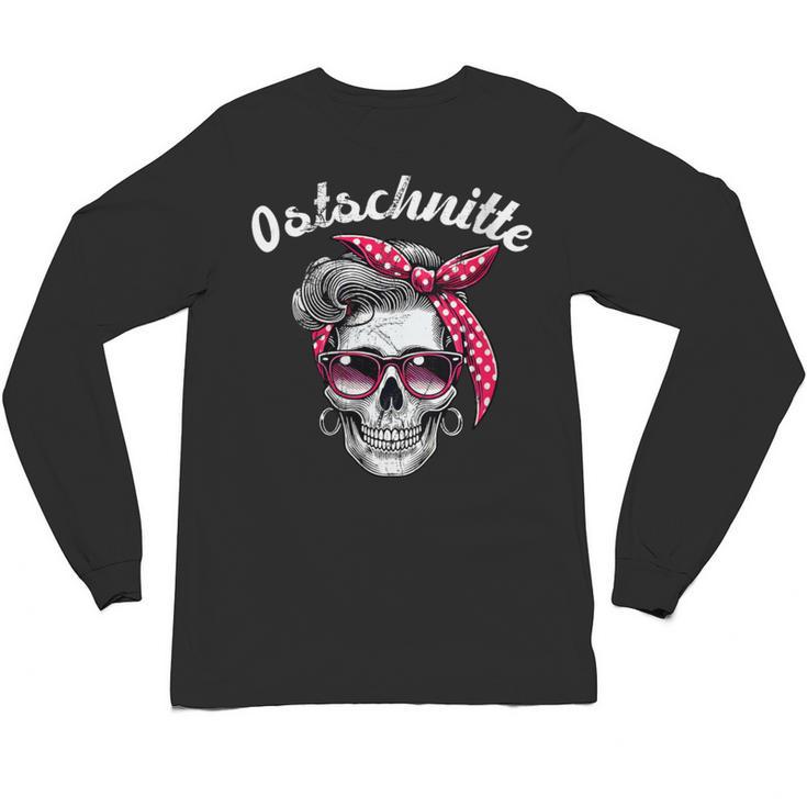 Ostschnitte East Germany DDR Ossi Nostalgia Vintage Retro Unisex Long Sleeve T-Shirt