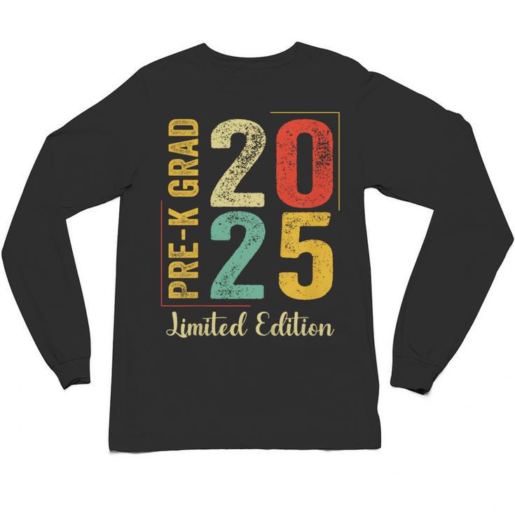 Pre-K Grad 2025 Pre-K Kids Prek Graduation Unisex Long Sleeve T-Shirt