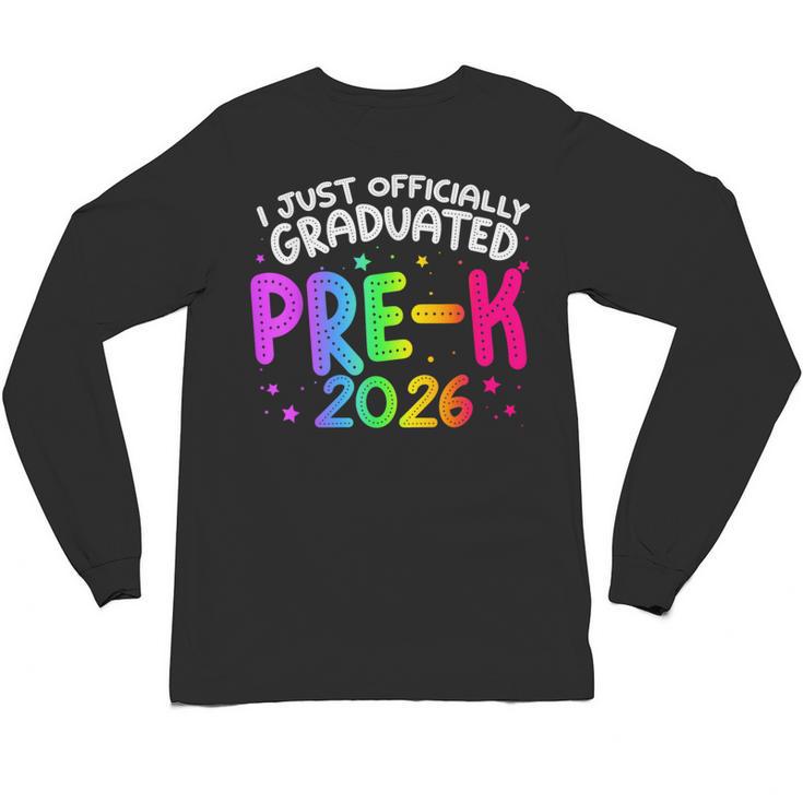 Pre-K Graduation Class Of 2026 Pre-K Graduated 2026 Unisex Long Sleeve T-Shirt