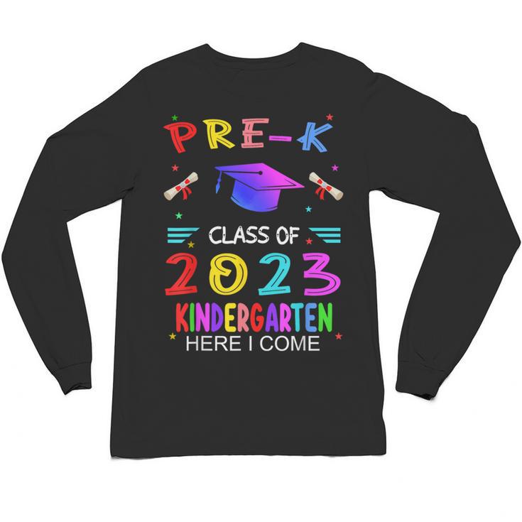 Pre-k Graduation Pre Kindergarten Class Of 2023 Boys Girls Unisex Long Sleeve T-Shirt