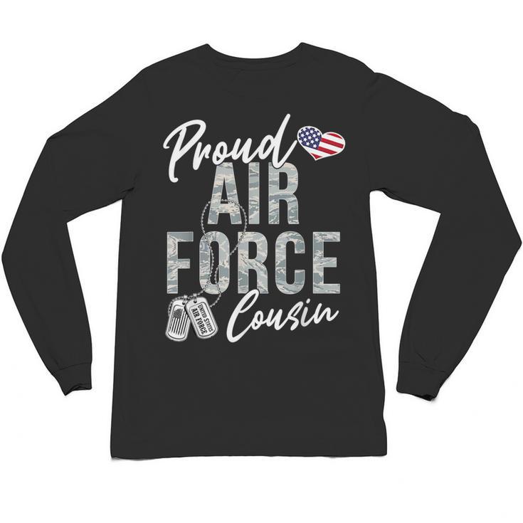 Proud Air Force Cousin US Air Force Graduation Cousin Tee Unisex Long Sleeve T-Shirt