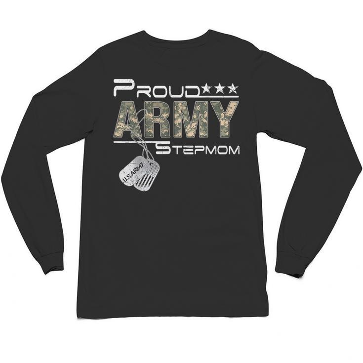 Proud Army Stepmom Army Graduation Stepmom US Army Stepmom Unisex Long Sleeve T-Shirt