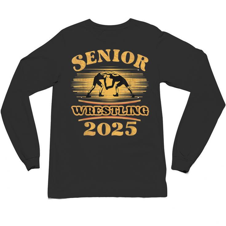 Proud Wrestler Graduation Apparel For Supporters And Seniors Unisex Long Sleeve T-Shirt