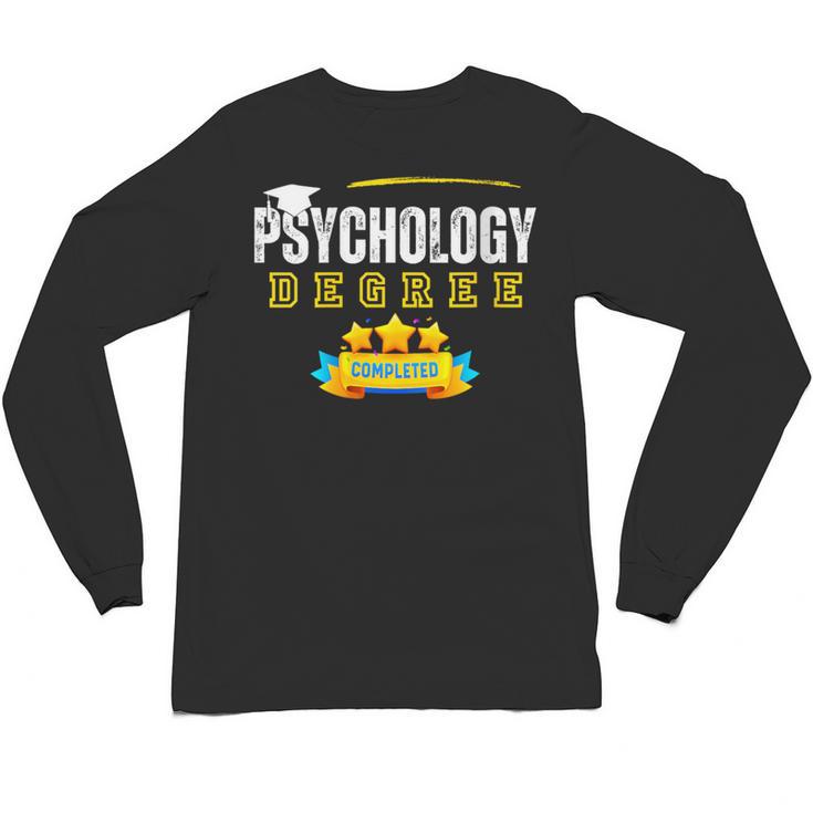 Psychology Degree Graduation Senior Celebration Grad Party Unisex Long Sleeve T-Shirt
