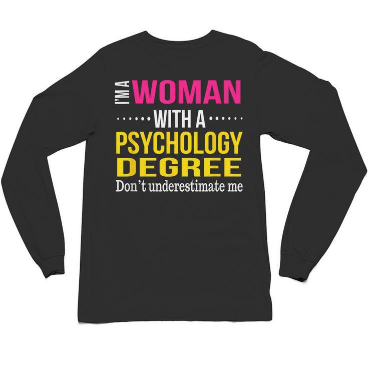 Psychology Degree Major Graduation 2024 Psychologist PsyD Unisex Long Sleeve T-Shirt