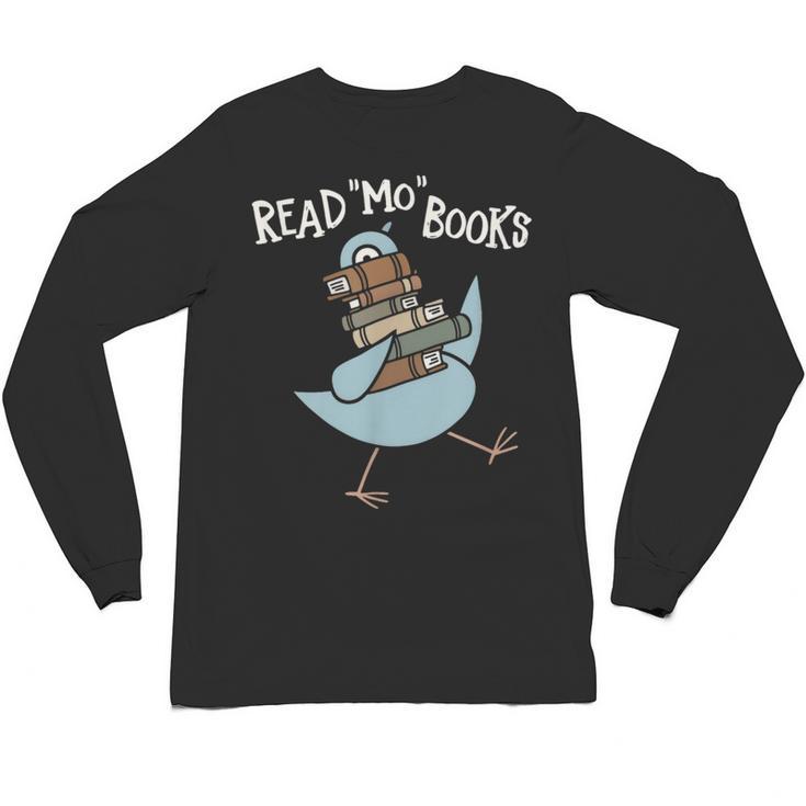 Read More Books Pigeon Book Lover Unisex Long Sleeve T-Shirt