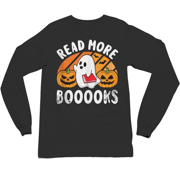 Read More Books Teacher Halloween Men Women Unisex Long Sleeve T-Shirt