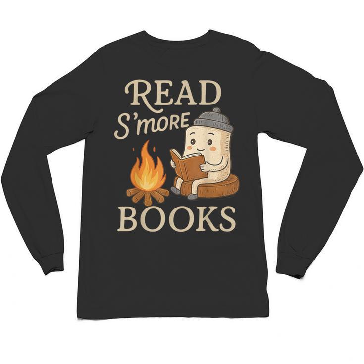 Read S'More Books Campfire Reading Book Lovers Camper Unisex Long Sleeve T-Shirt