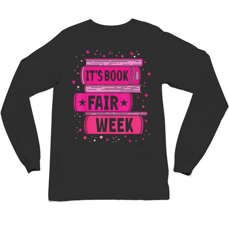 Reading Books Its Book Fair Week Unisex Long Sleeve T-Shirt