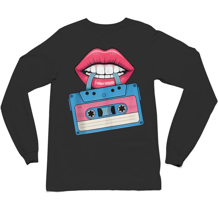 Retro 80s And 90s Cassette Perfect For Nostalgia Unisex Long Sleeve T-Shirt