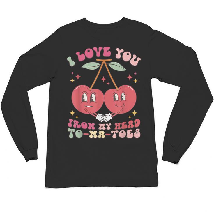 Retro Cherry Love 90s Nostalgia Unisex Long Sleeve T-Shirt