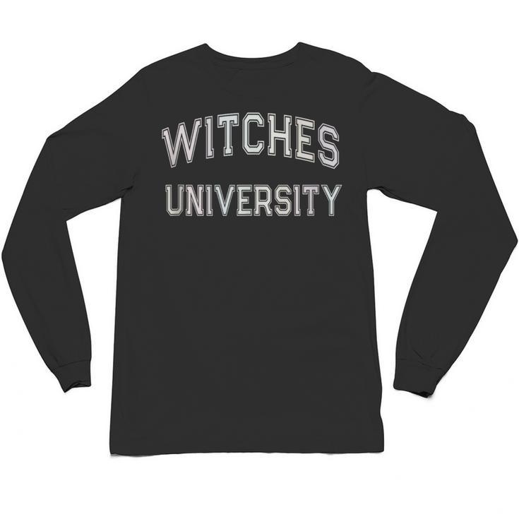 Retro Don'T Call Me WITCHES UNIVERSITY Introvert Sarcastic Unisex Long Sleeve T-Shirt