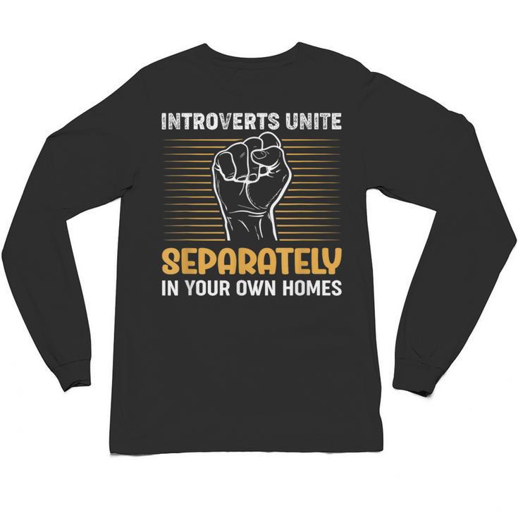 Sarcastic Anti Social Introvert Social Interaction Unisex Long Sleeve T-Shirt