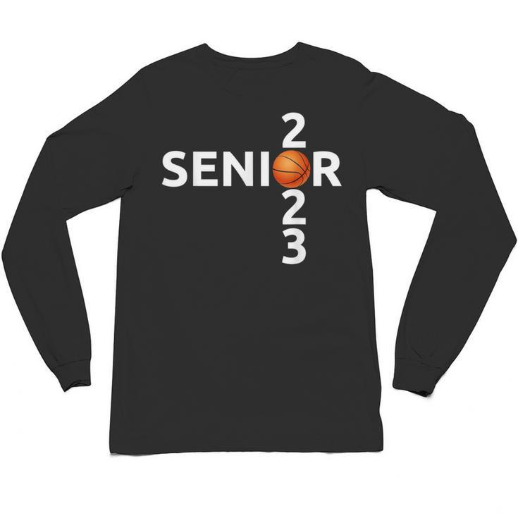 Senior 2023 Basketball Graduation Party Unisex Long Sleeve T-Shirt