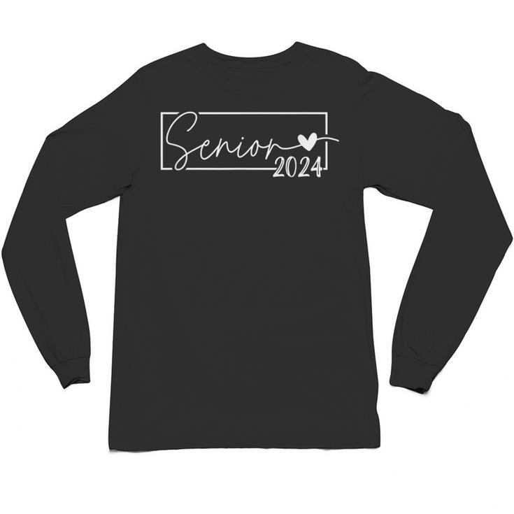 Senior 2024 Class Of 2024 Graduation Unisex Long Sleeve T-Shirt