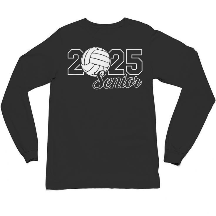 Senior 2025 Volleyball Mom High School Graduation Outfit Pro Unisex Long Sleeve T-Shirt