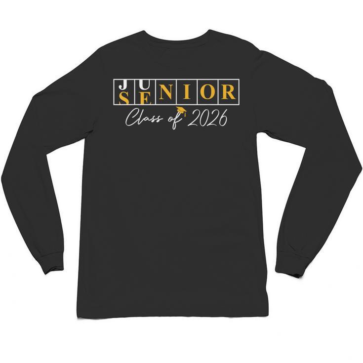 Senior 2026 Graduation My Last First Day Of Class Of 2026 Unisex Long Sleeve T-Shirt