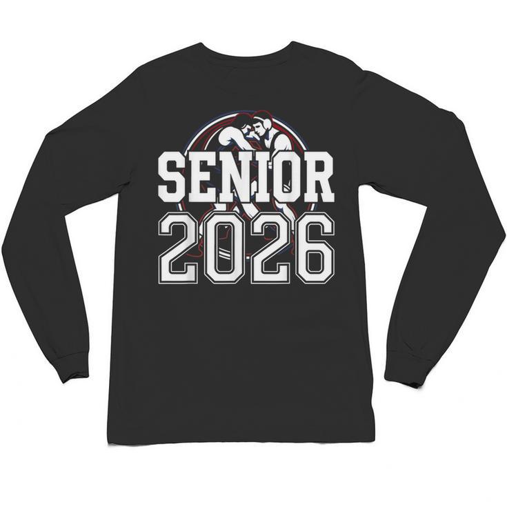 Senior 2026 Wrestling Class Of 2026 Wrestler Graduation Unisex Long Sleeve T-Shirt