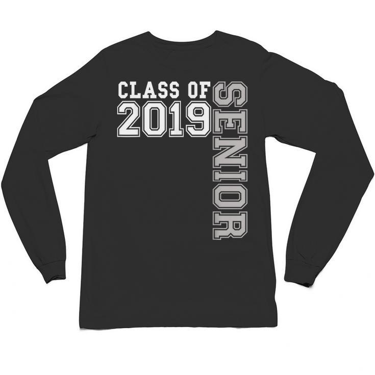 Senior Class Of 2019 19 Shirt High School Graduation Unisex Long Sleeve T-Shirt