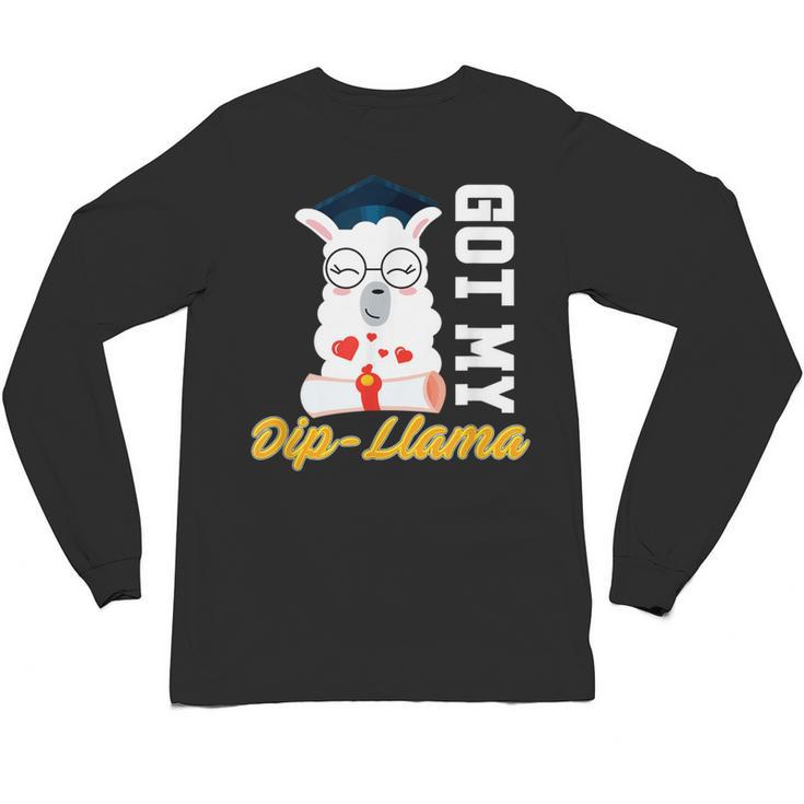 Senior Graduation TShirt 2019 Got My Dip-Llama Diploma Shirt Unisex Long Sleeve T-Shirt