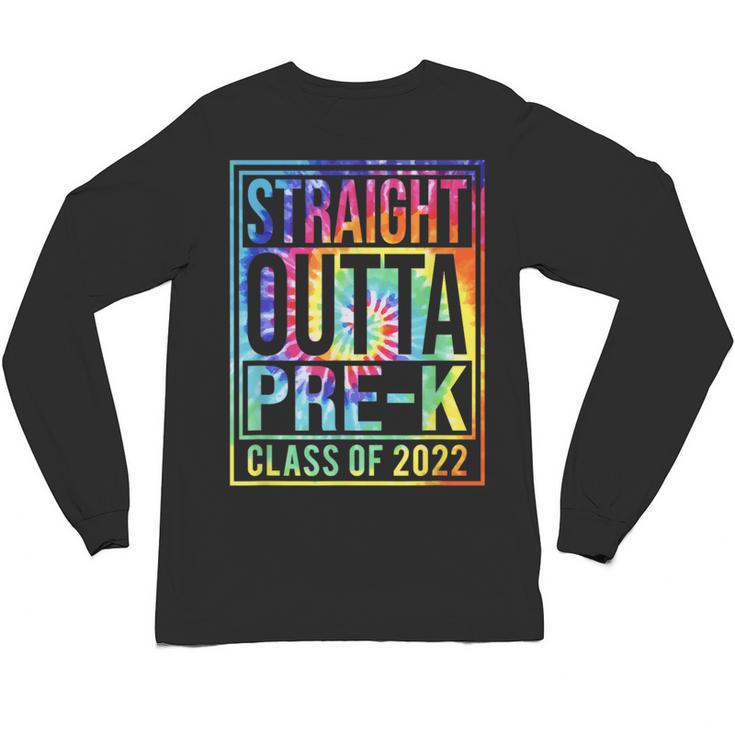 Straight Outta Pre-K Class Of 2022 Preschool Graduation Unisex Long Sleeve T-Shirt