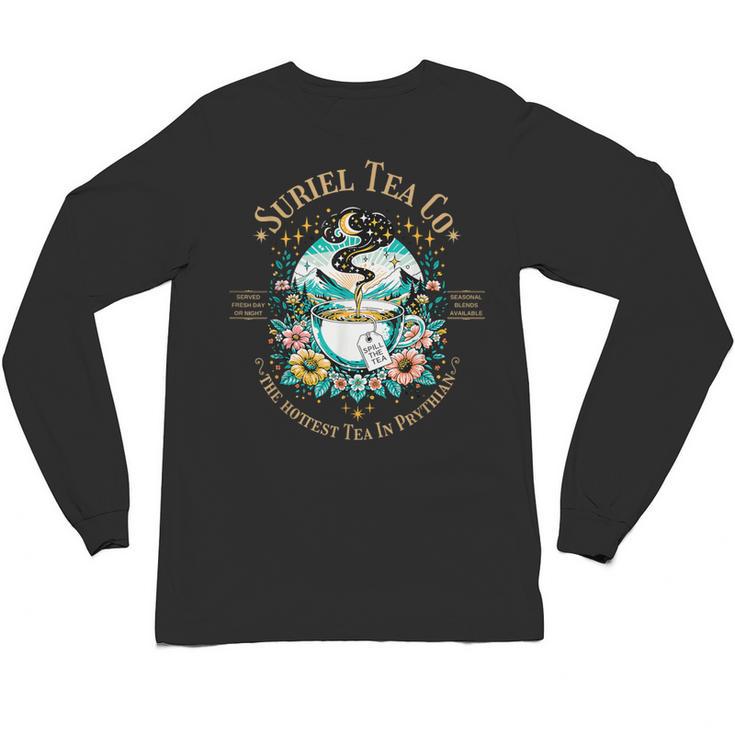 Suriel Tea Spicy Fantasy Romantasy Readers Booktok Bookish Unisex Long Sleeve T-Shirt