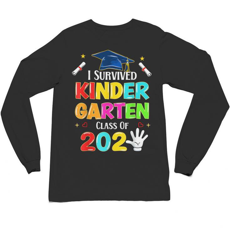 I Survived Kindergarten Graduation 2025 Graduate Boys Girls Unisex Long Sleeve T-Shirt