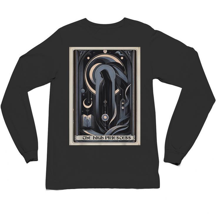 Tarot Cards Guide Book Esoteric Mysticism Clothing The High Priestess  -Adults Small Classic Fit Short Sleeve Unisex Long Sleeve T-Shirt