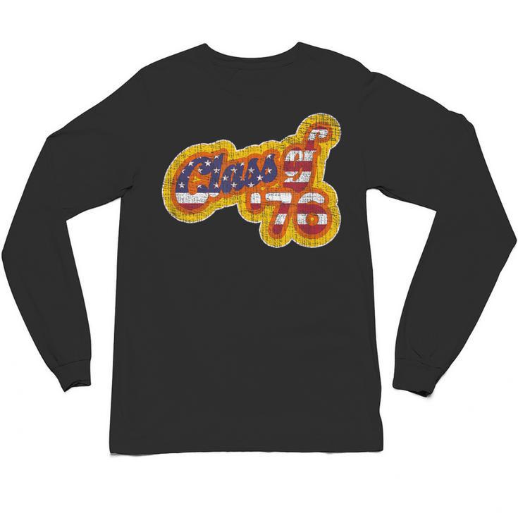 Vintage Class Of 1976 Bicentennial Graduation Year Unisex Long Sleeve T-Shirt