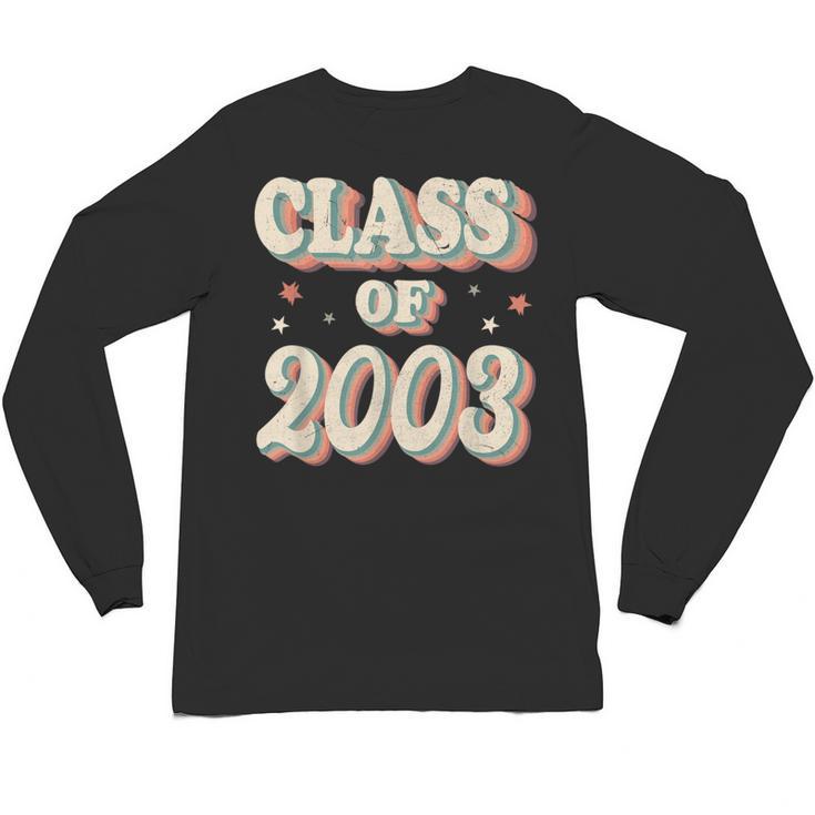 Vintage Class Of 2003 03 High School Graduation Unisex Long Sleeve T-Shirt