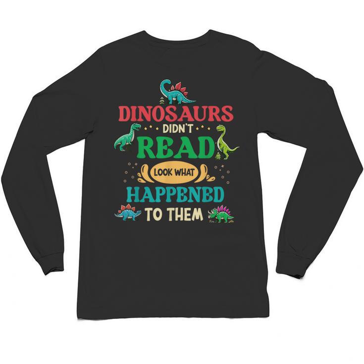 Vintage Librarian Book Reader Library Book Reading Unisex Long Sleeve T-Shirt