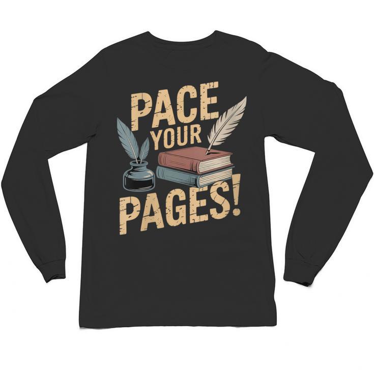 Vintage Literary Nostalgia Unisex Long Sleeve T-Shirt