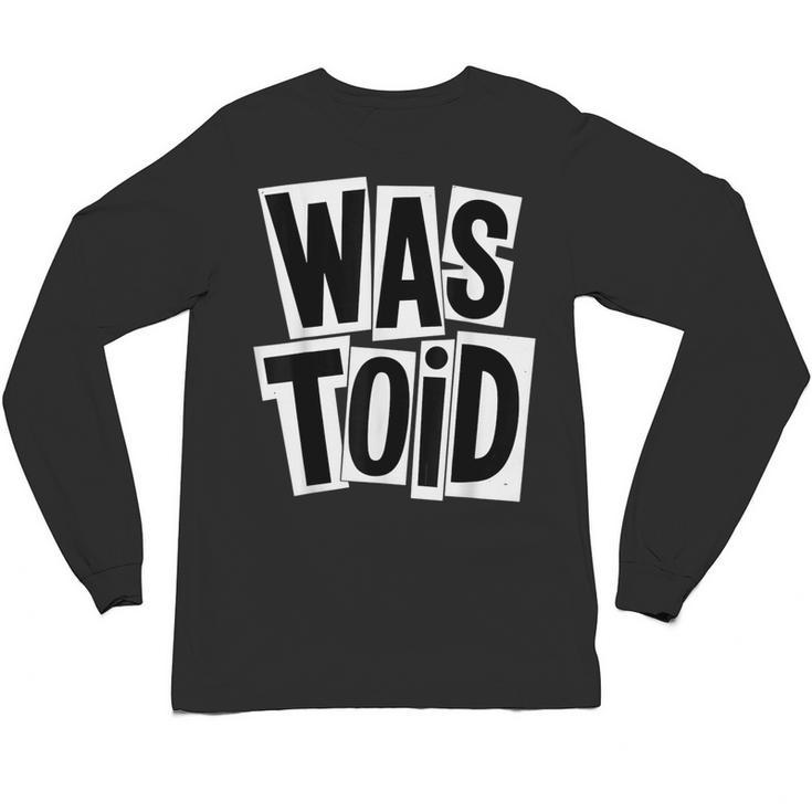 Wastoid 80s Slang Retro Teen Quote Gen X Nostalgia Unisex Long Sleeve T-Shirt